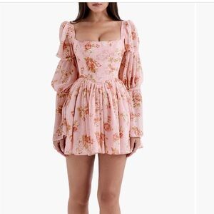 Floral Pink Women's Skirt